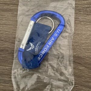 US Air Force clip on keychain